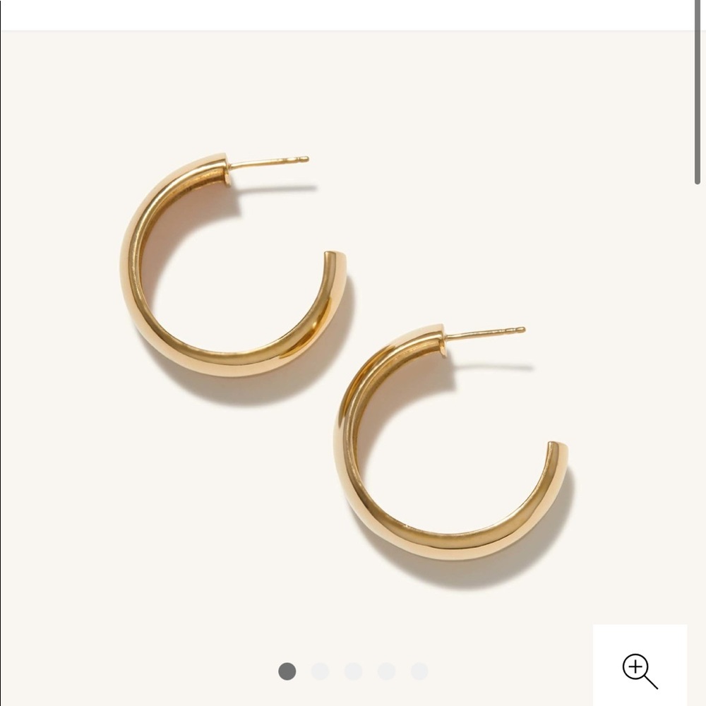 Mejuri Chunky Gold Hoops